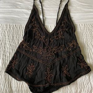 BEADED FREE PEOPLE TOP